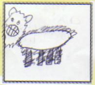 Gnasher - drawn by Oliver